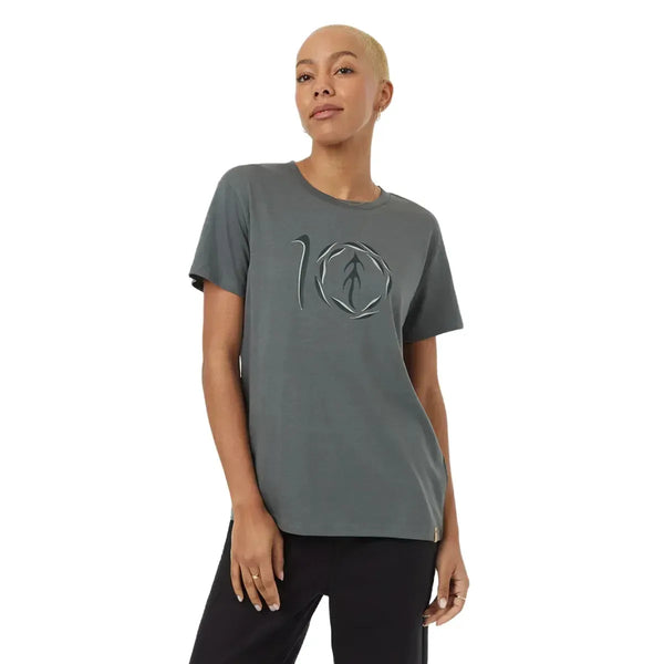 Tentree T-Shirt Artist Series Leaf Ten - Femme  tcw5737 -LIGHT URBAN GREEN/DARKEST SPRUCE 