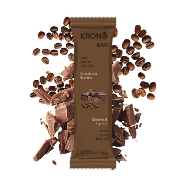 Krono Barres Énergétiques Chocolat Et Espresso  877974001285 - BRUN