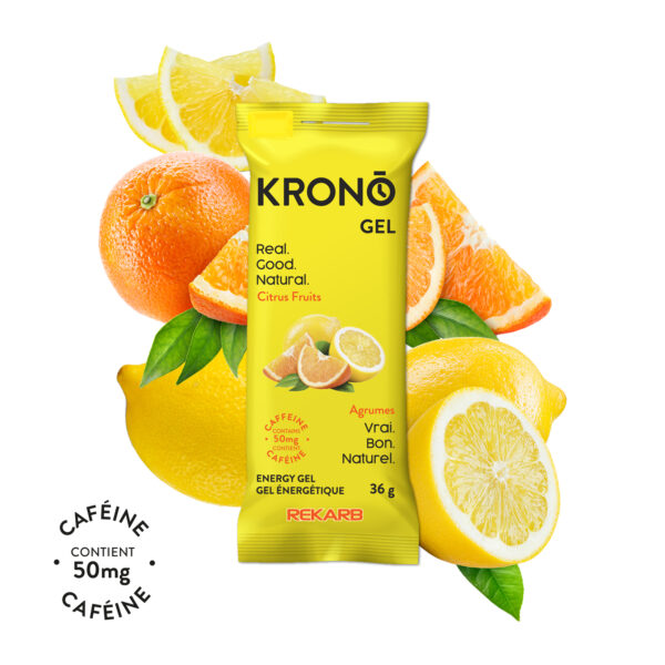 Krono Gels Énergétiques Citrus  847589041129 - JAUNE