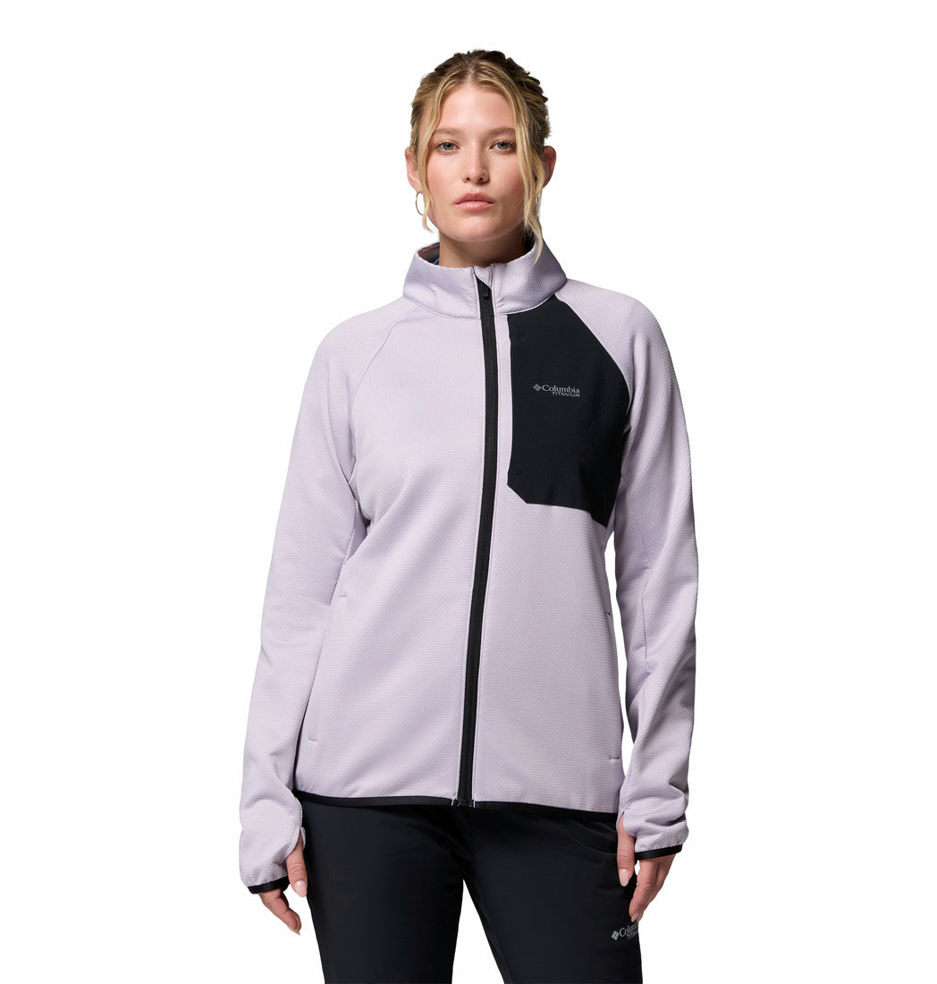 2085191
Columbia Chandail Full Zip Triple Canyon Grid Fleece - Femme - LAVENDER PEARL/ BLACK/551