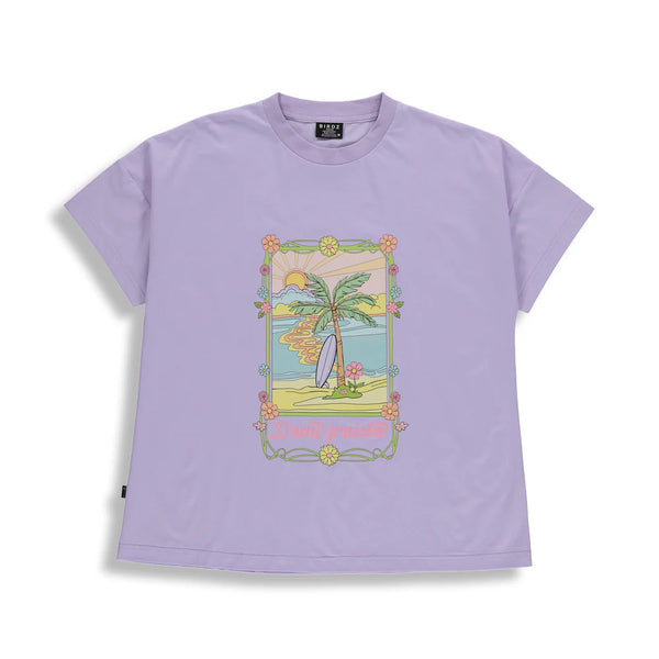Birdz T-Shirt Palm - Enfant  s24-k200-l002 - WASHED LILAC