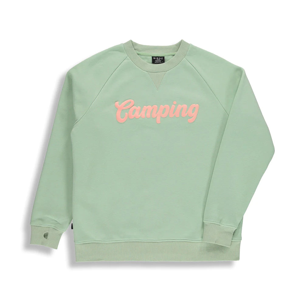 Birdz Chandail Camping - Enfant  s24-k005-p012 - PASTEL GREEN