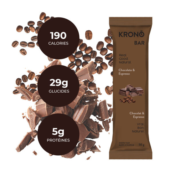 Krono Barres Énergétiques Chocolat Et Espresso