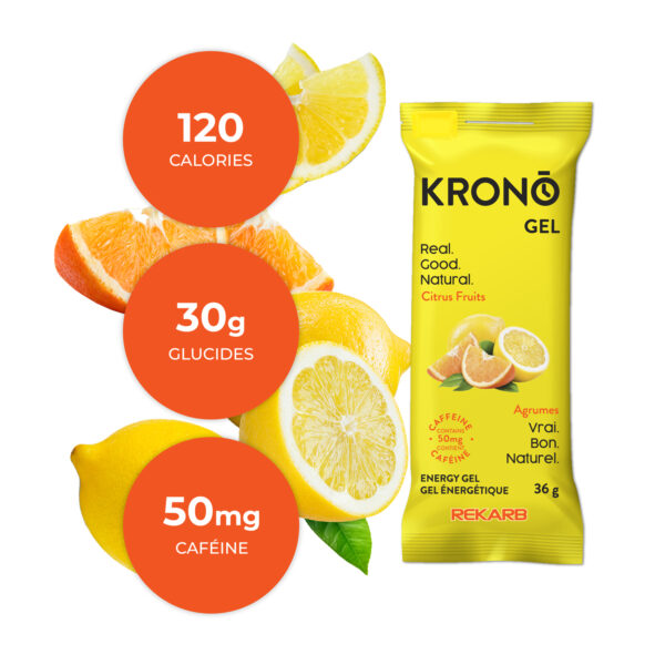 Krono Gels Énergétiques Citrus