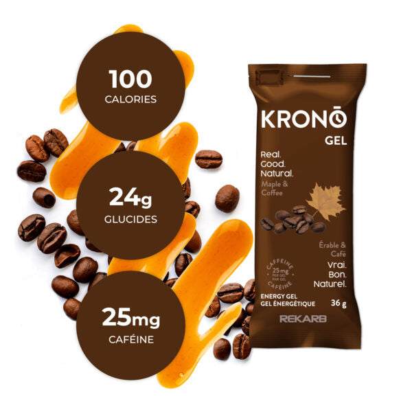 Krono Gels Énergétiques Érable Et Café