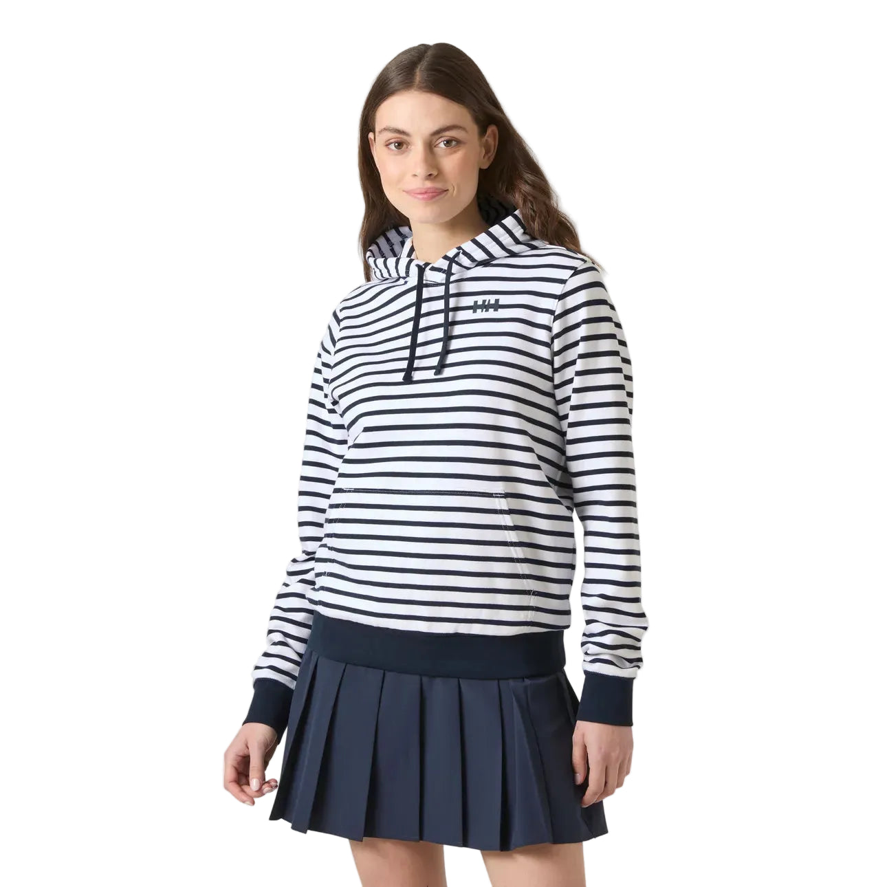 54522
HELLY HANSON CHANDAIL À CAPUCHON CORE GRAPHIC - FEMME - WHITE LIFESTYLE STRIPE AOP/001