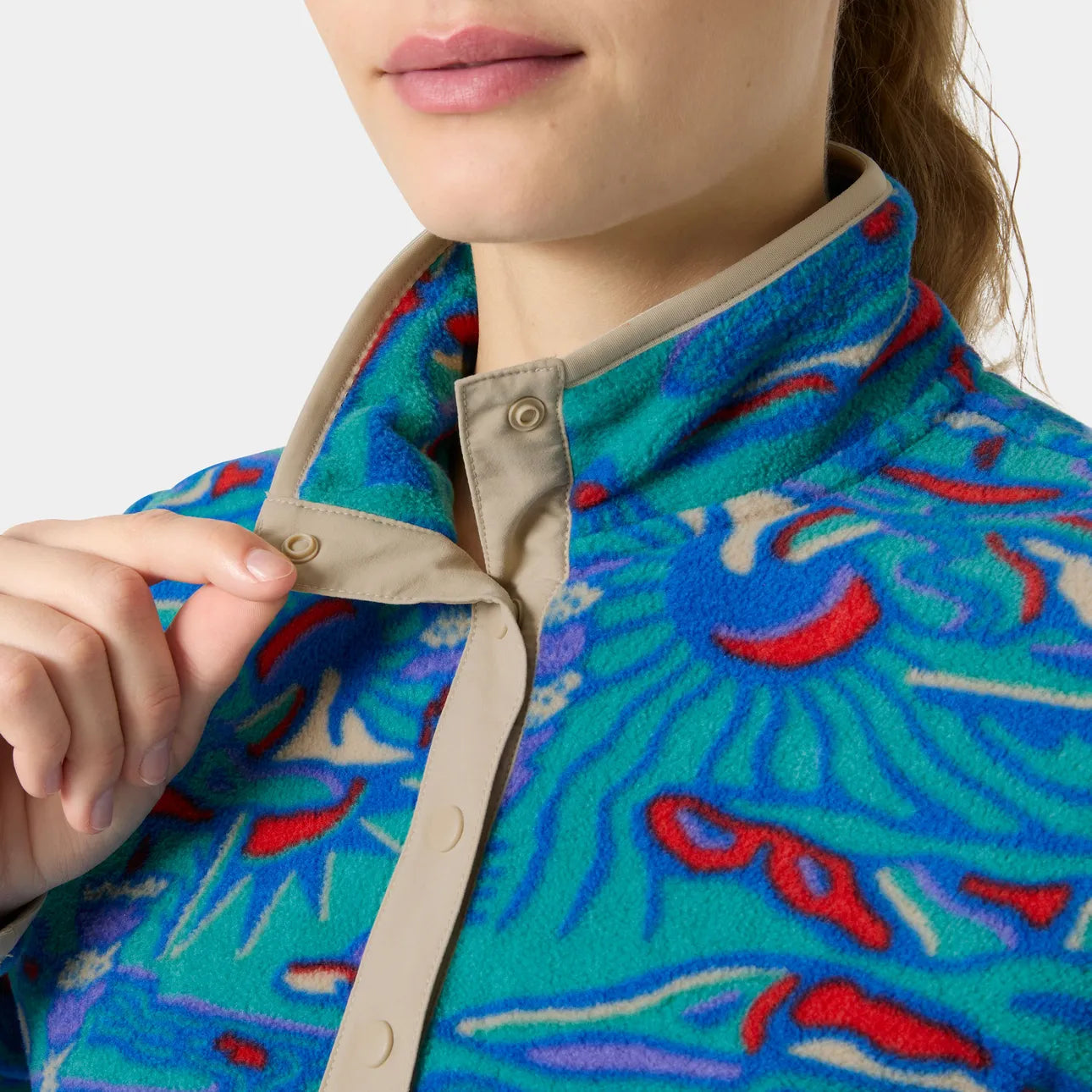 HELLY HANSON CHANDAIL MARIDALEN PRINTED FLEECE - FEMME