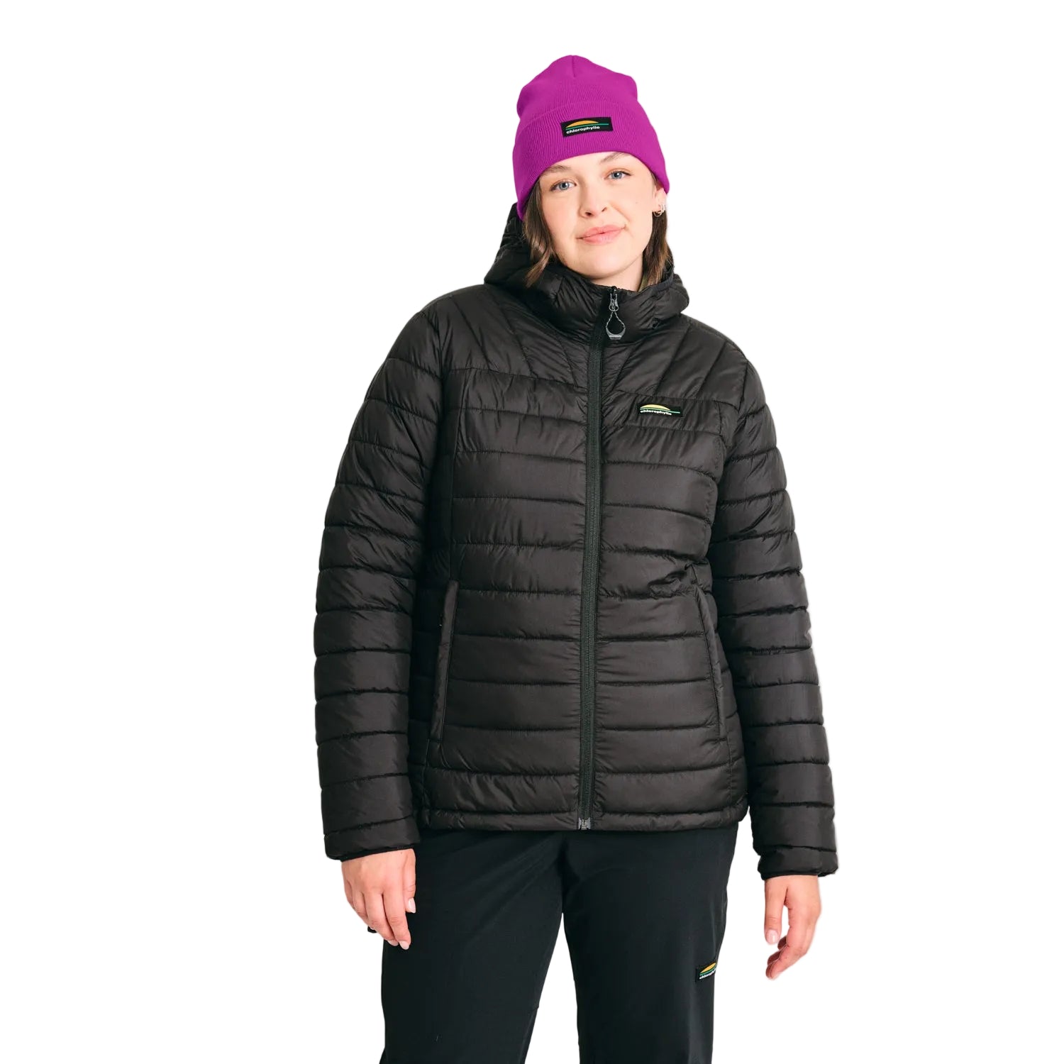  67400
CHLOROPHYLLE VESTE ISOLÉE À CAPUCHON LYTTON - FEMME - NOIR PUR