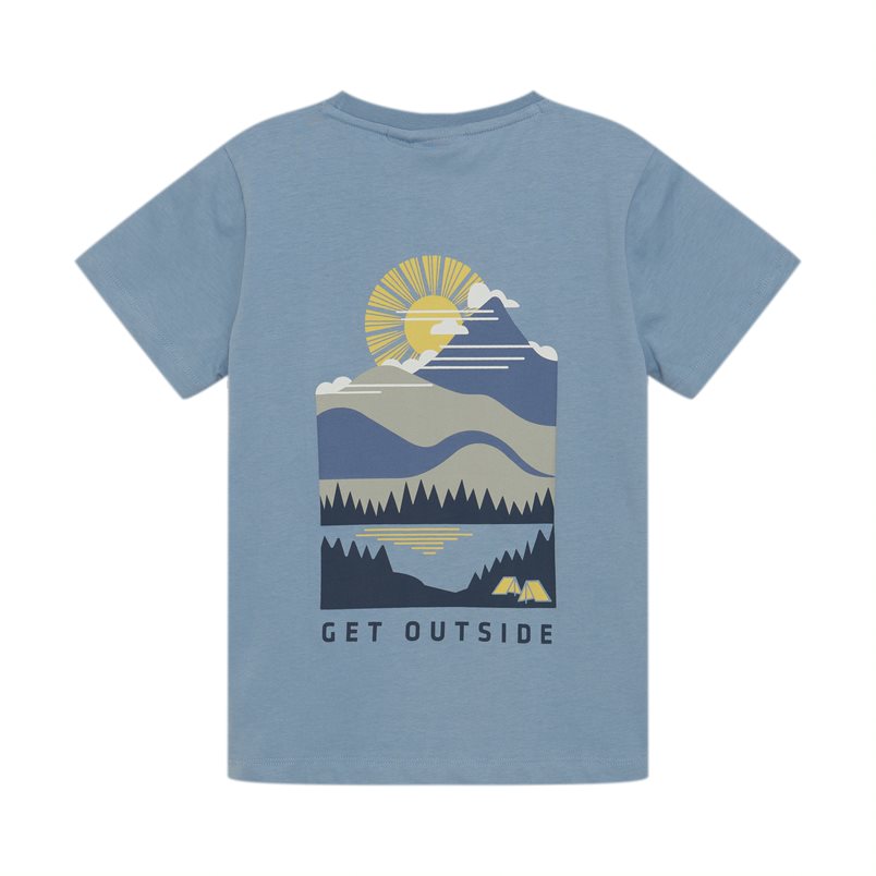 Color Kids T-Shirt W. 2 Print 4-10 Ans - Enfant