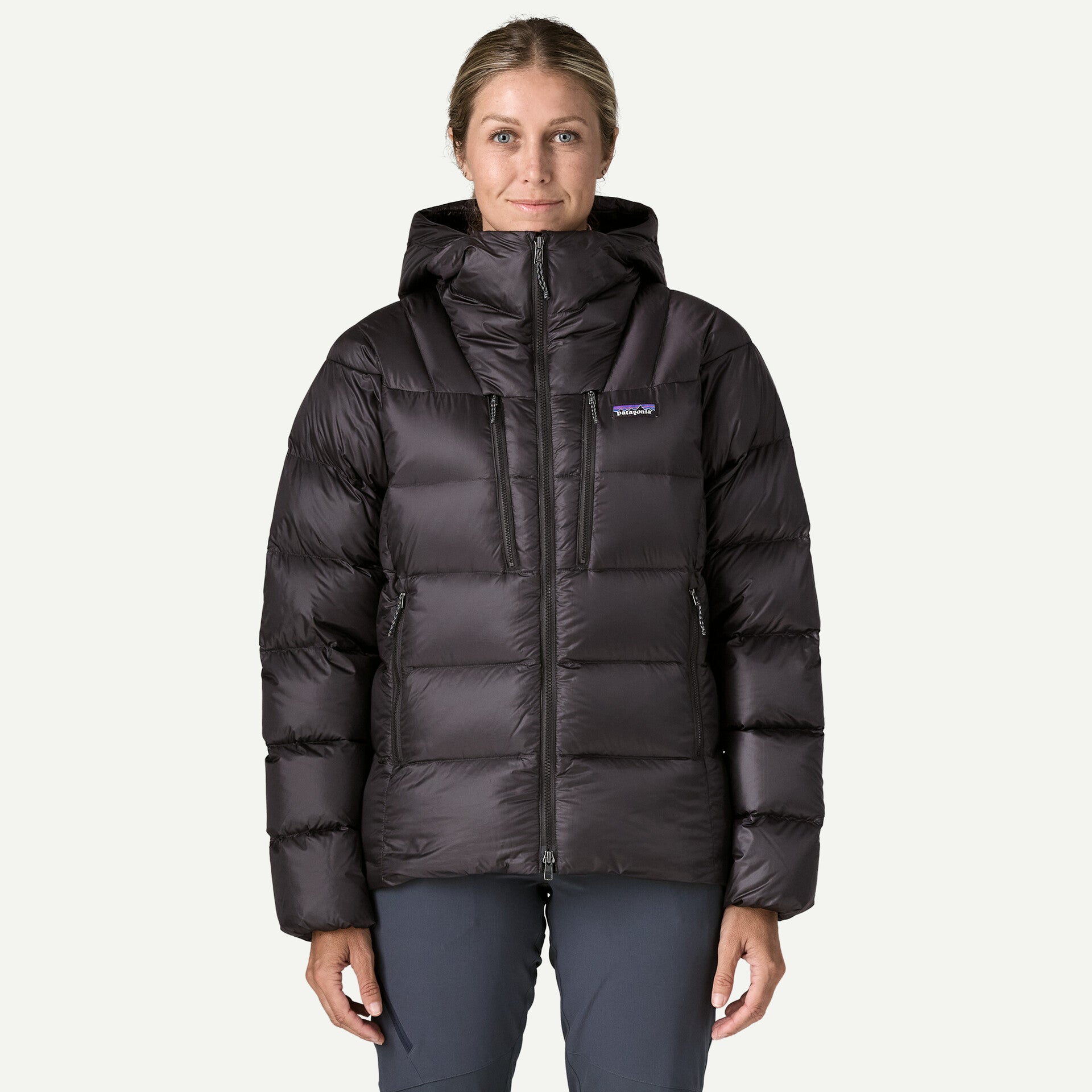 85506
PATAGONIA MANTEAU À CAPUCHON FITZ ROY DOWN - FEMME - NOIR