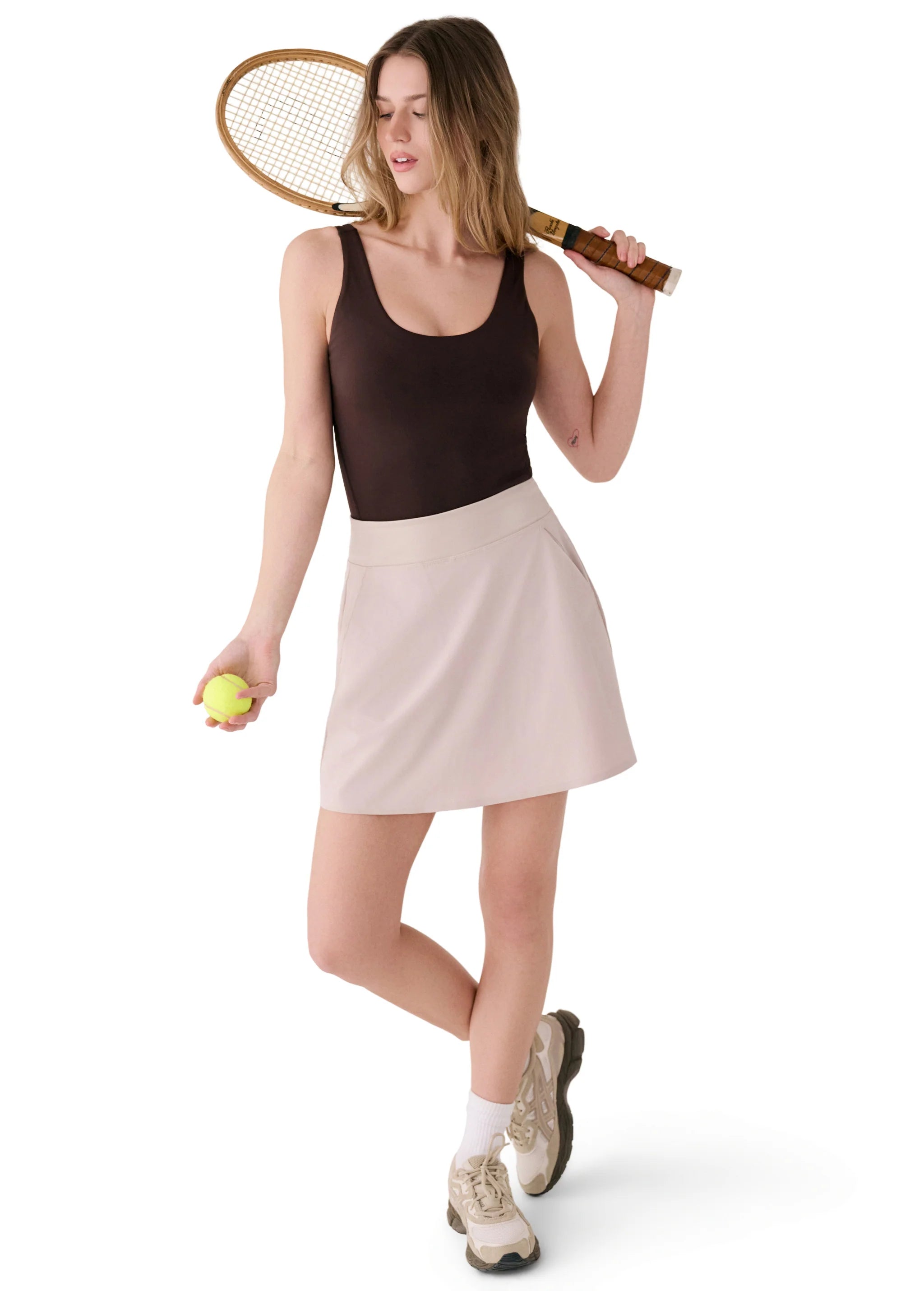 LOLË JUPE SHORT OLIVIE - FEMME
