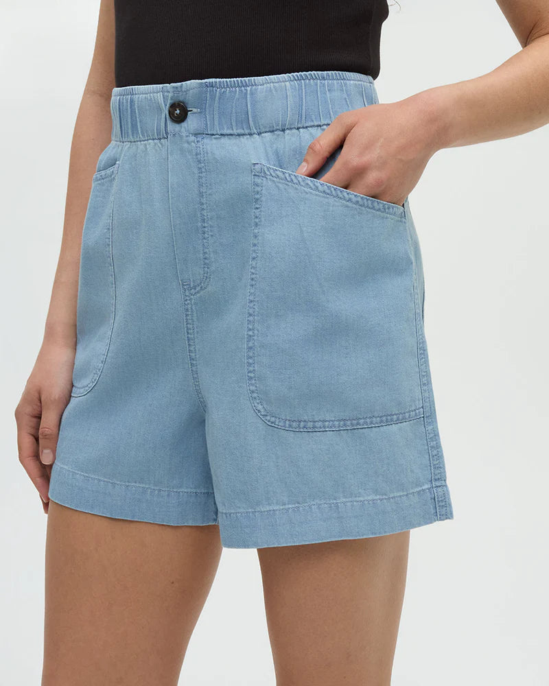TENTREE SHORT DENIM CASCADES - FEMME
