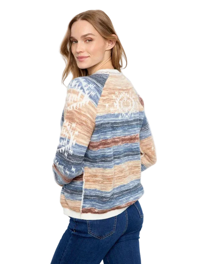 CHARLIE B CHANDAIL À MANCHES LONGUES REVERSIBLE RAGLAN - FEMME