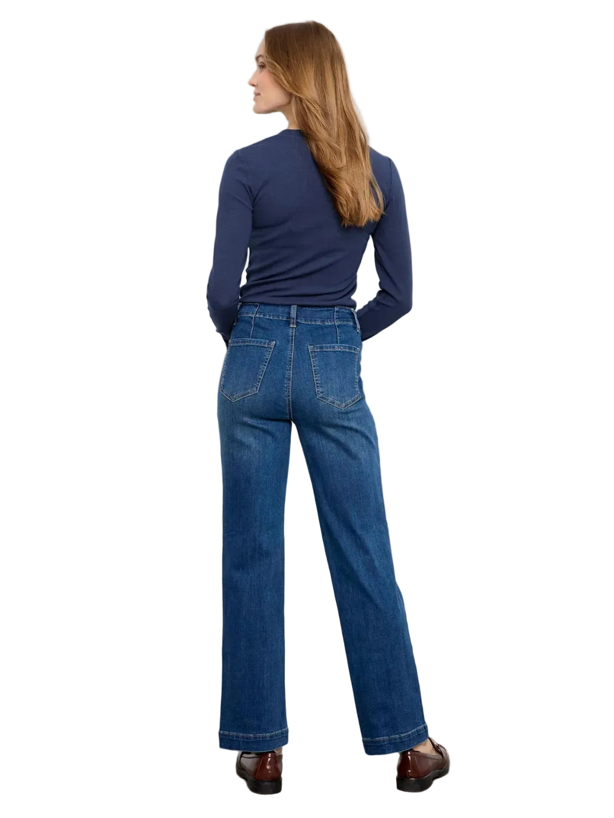 CHARLIE B PANTALON STRAIGHT LEG WITH FRONT PANEL POCKETS - FEMME