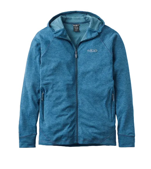 qff-70
RAB CHANDAIL À CAPUCHON FULL ZIP NEXUS - HOMME - TEMPEST BLUE