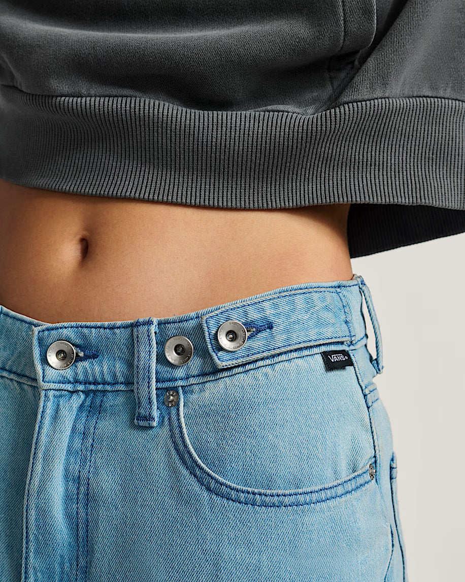 Vans Pantalon Cinched Check 5 Baggy - Femme