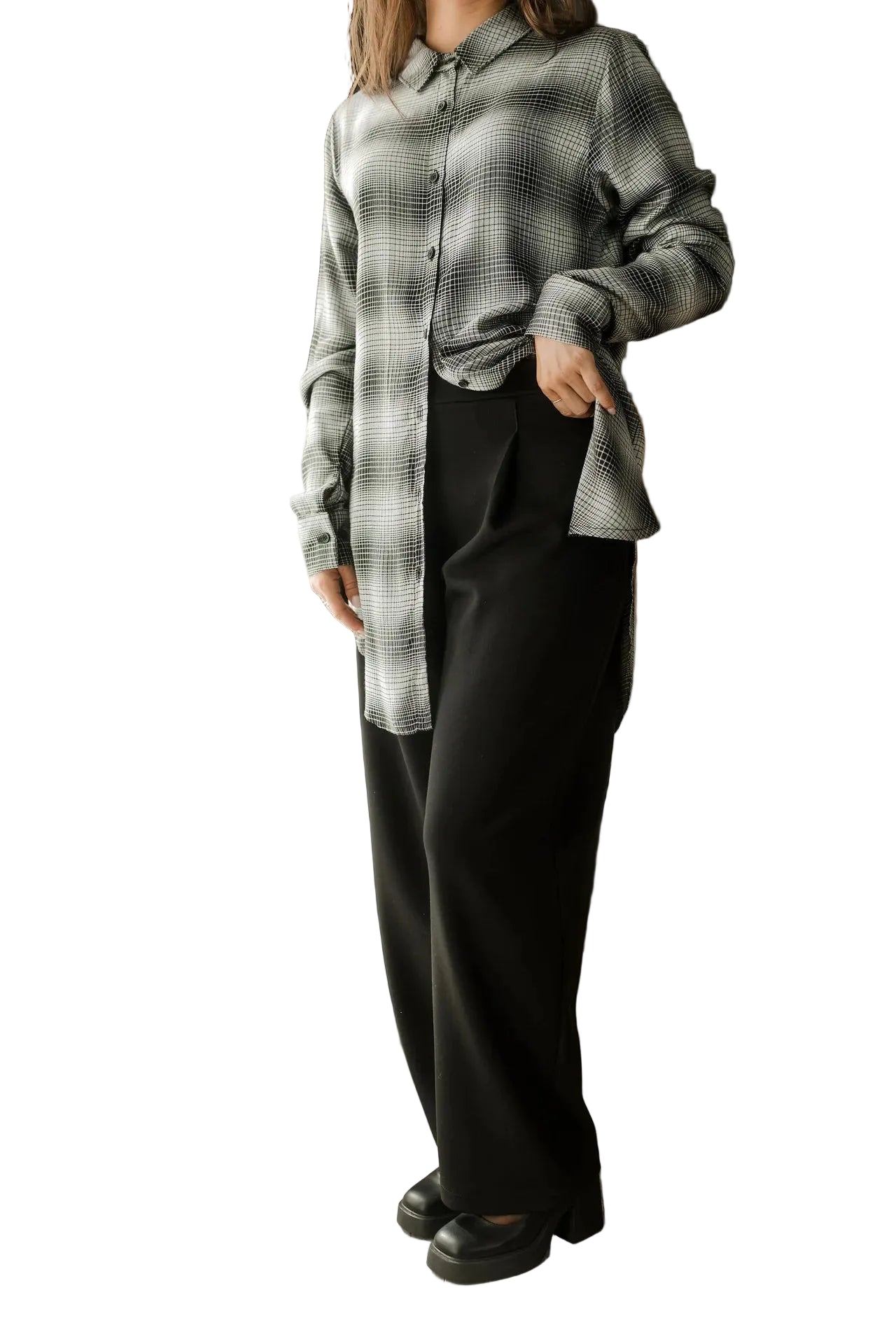 LOUVE PANTALON À PLIS SCUBA - FEMME