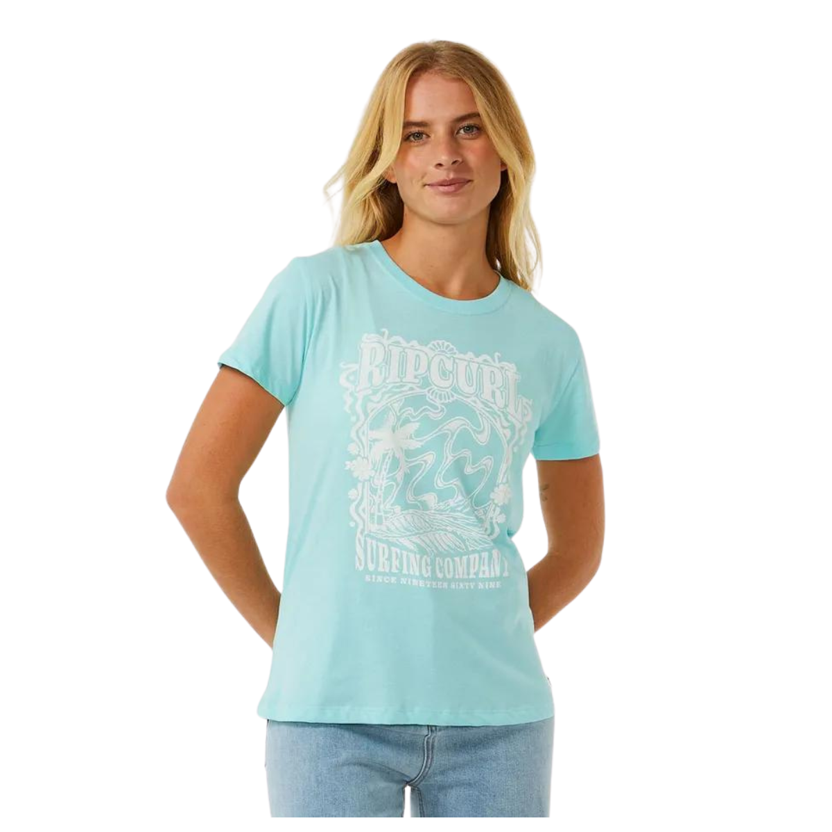 Rip Curl T-Shirt Breeze Standard - Femme 0b1wte - SKYBLUE