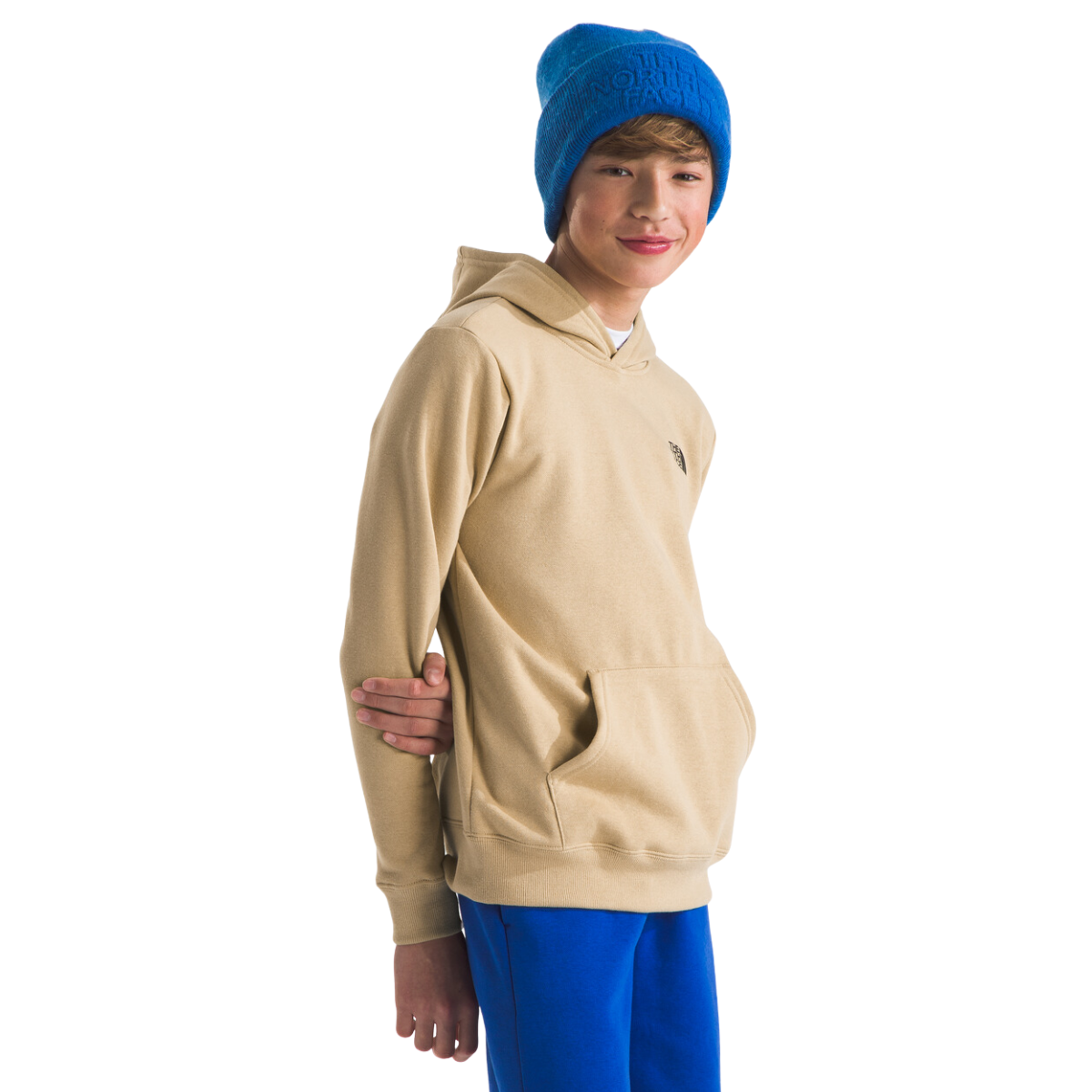 The North Face Chandail À Capuchon Camp Fleece - Enfant  nf0a8a41 - KHAKI STONE