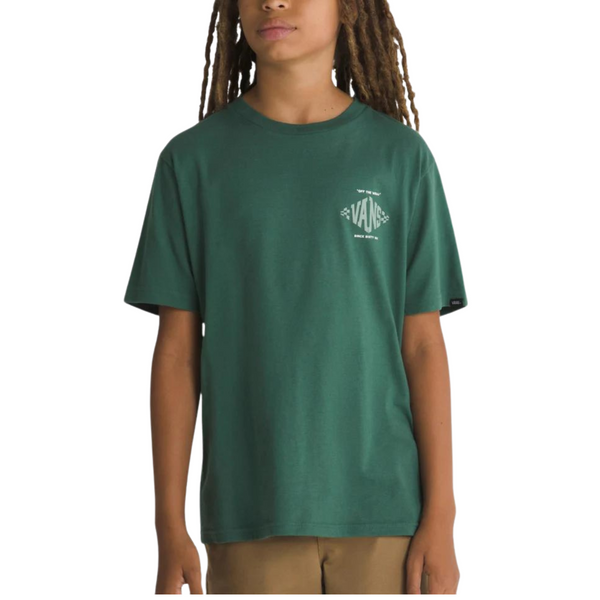Vans T-Shirt Diamond SS - Enfant  vn000gd0 - BISTRO GREEN