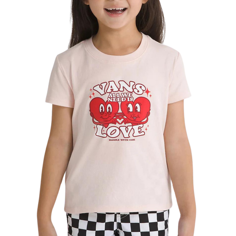 Vans T-Shirt Love Heart - Enfant  vn000gat - CHINTZ ROSE