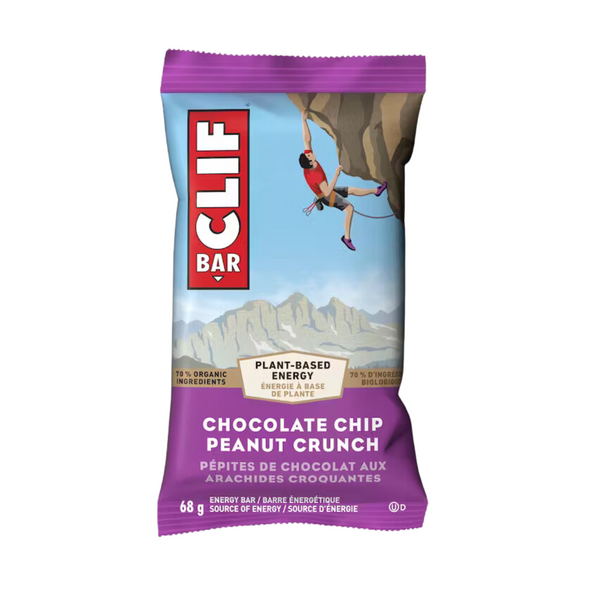 Clif Bar Pépites Chocolat Aux Arachides Croquantes  722252120090 - ASSORTIE