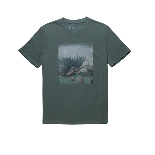 Tentree T-Shirt Scenic Rock - Homme  tcm5757 - LIGHT URBAN GREEN/EVERGREEN