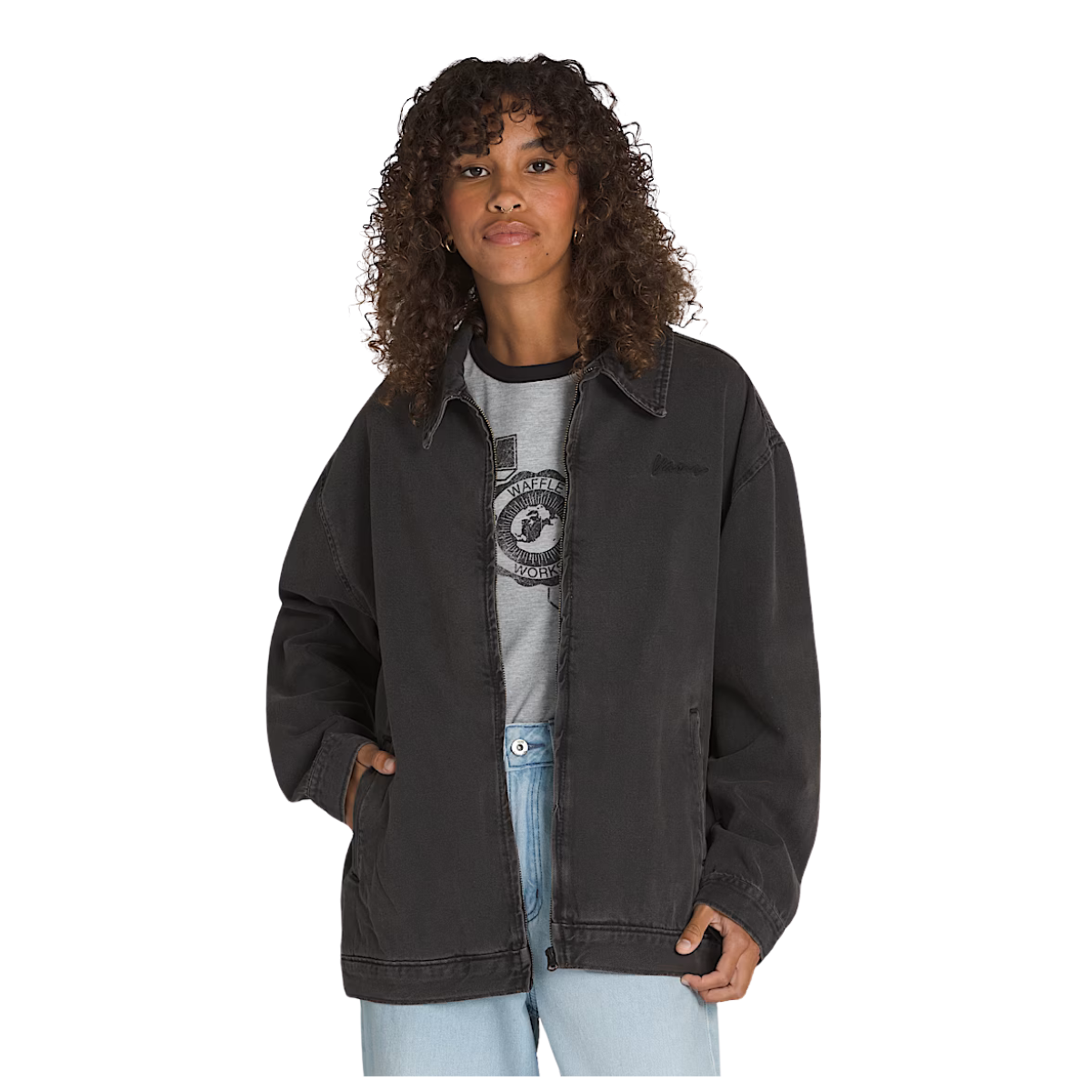 vn000mas

Vans Veste Pitstop Denim Metal Station - Femme - WASHED BLACK