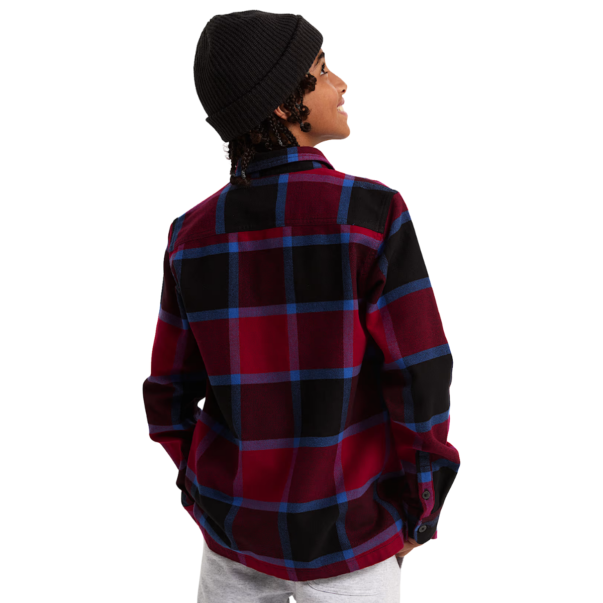 Vans Chemise À Manches Longues Larkspur Plaid Flannel - Enfant
