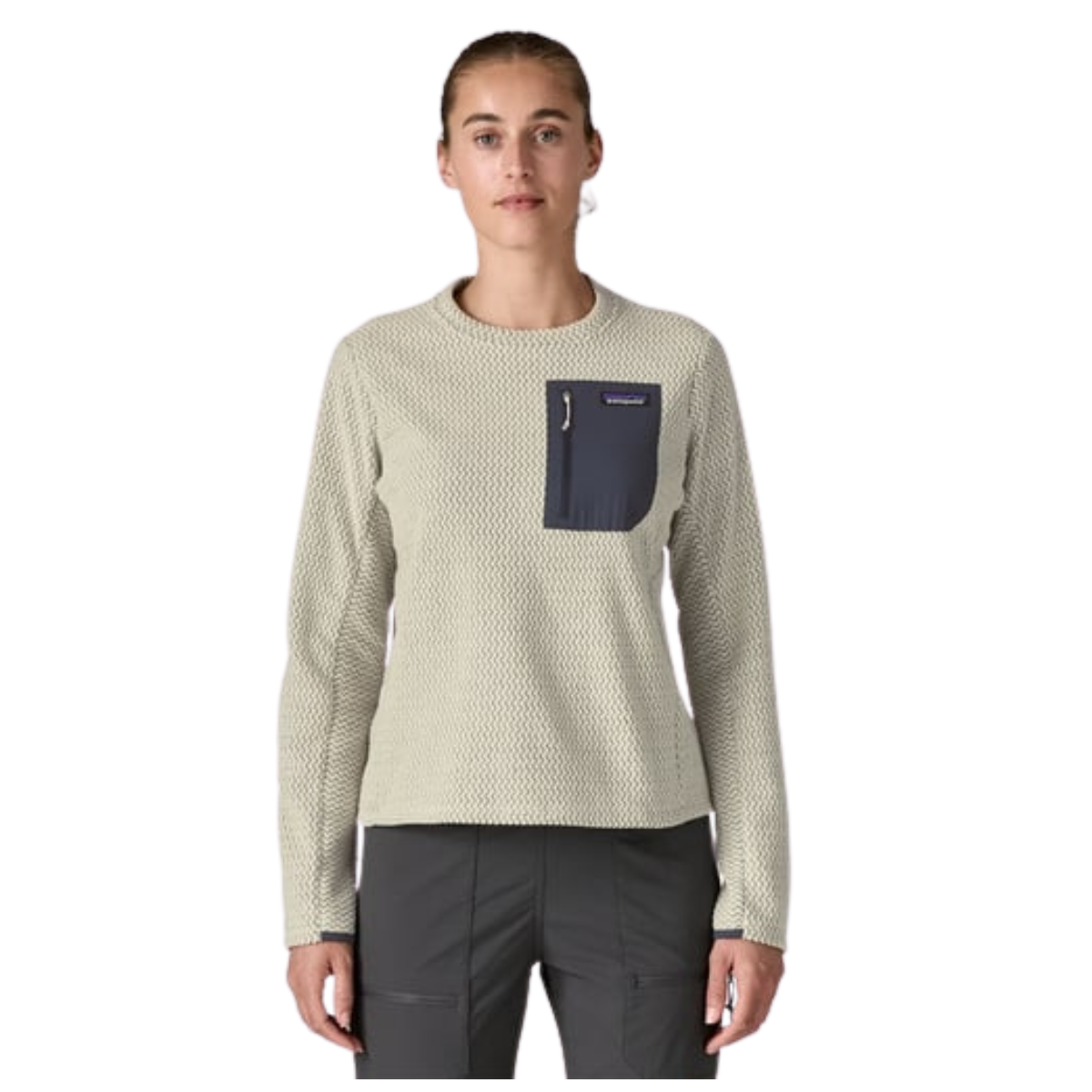 40241

Patagonia Chandail À Manches Longues R1 Air Crew - Femme - WOOL WHITE