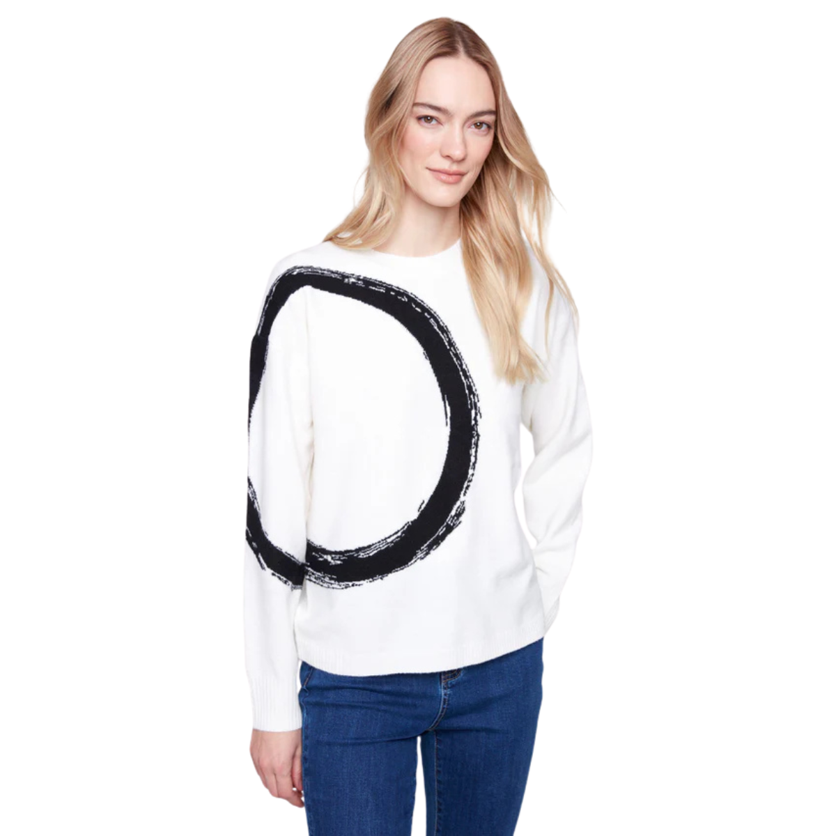 c2882

Charlie B Chandail Placed Jacquard Crew Neck - Femme - ECRU