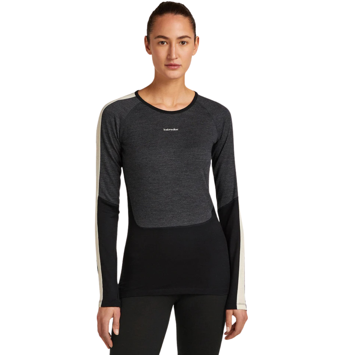 ib0a57e3

Icebreaker Chandail À Manches Longues Merino 200 Oasis - Femme - BLACK/JET HTHR/UNDYED/CB