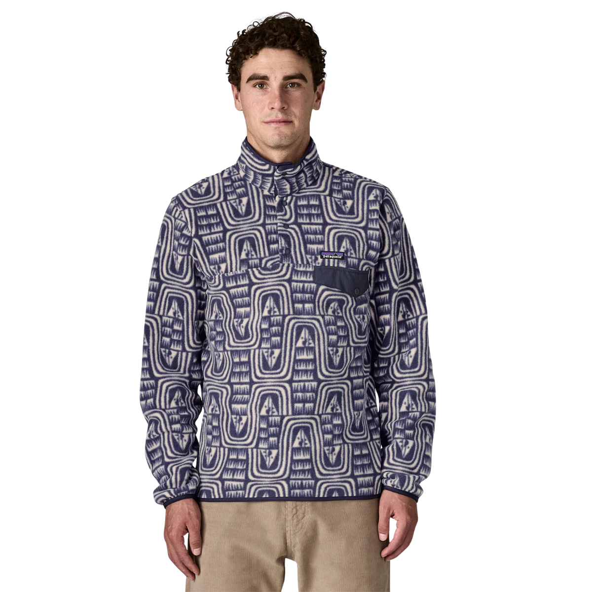 Patagonia Chandail À Manches Longues Lightweight Synch Snap-T P/O - Homme