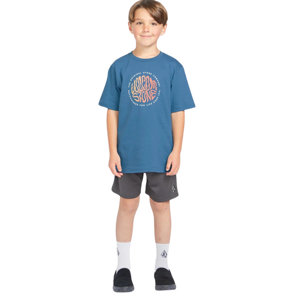 Volcom T-Shirt Twisted up Sst - Enfant  y3512432 - DARK BLUE