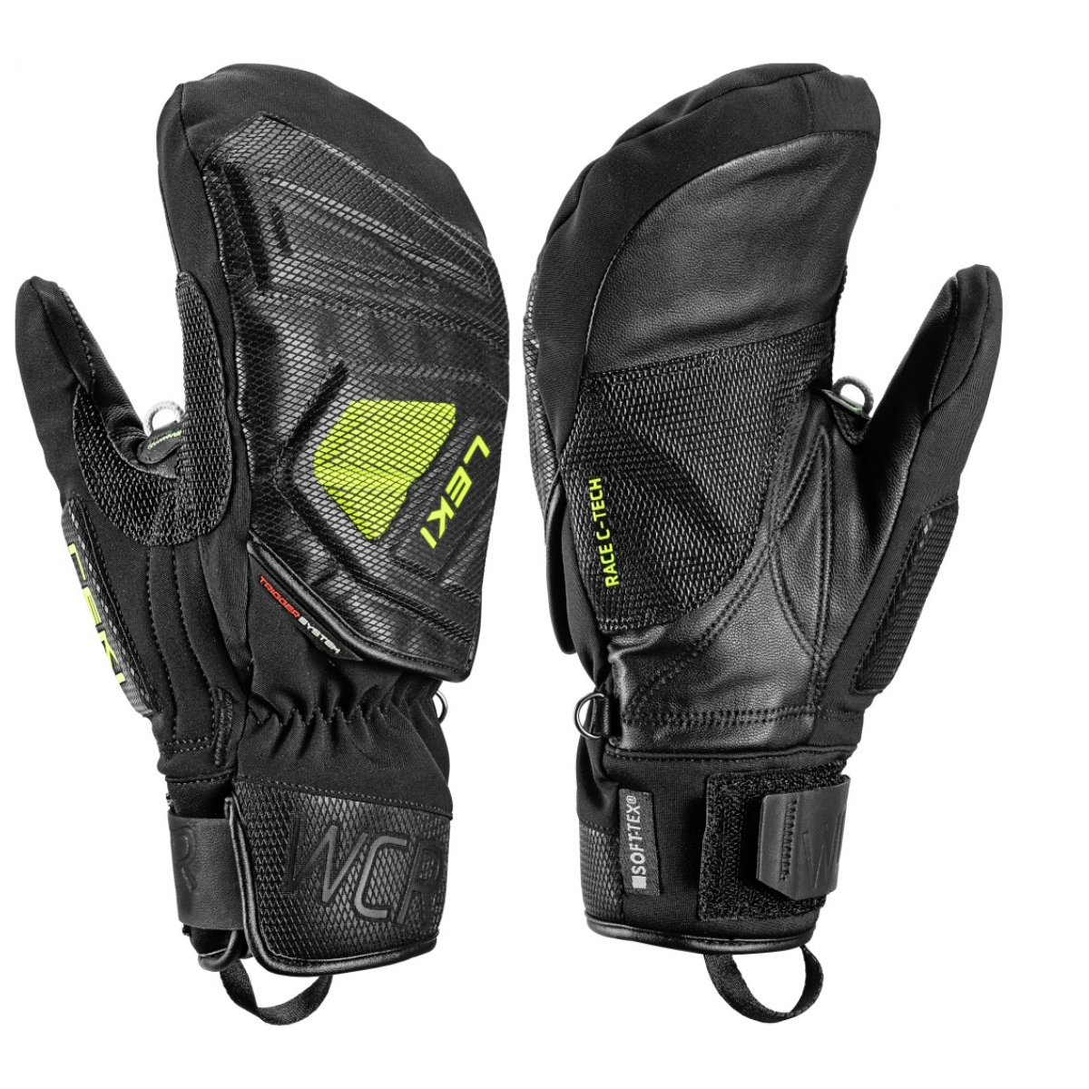 Leki Mitaines Wcr C-Tech 3 D - Unisexe 654802601 BLACK/ICE LEMON