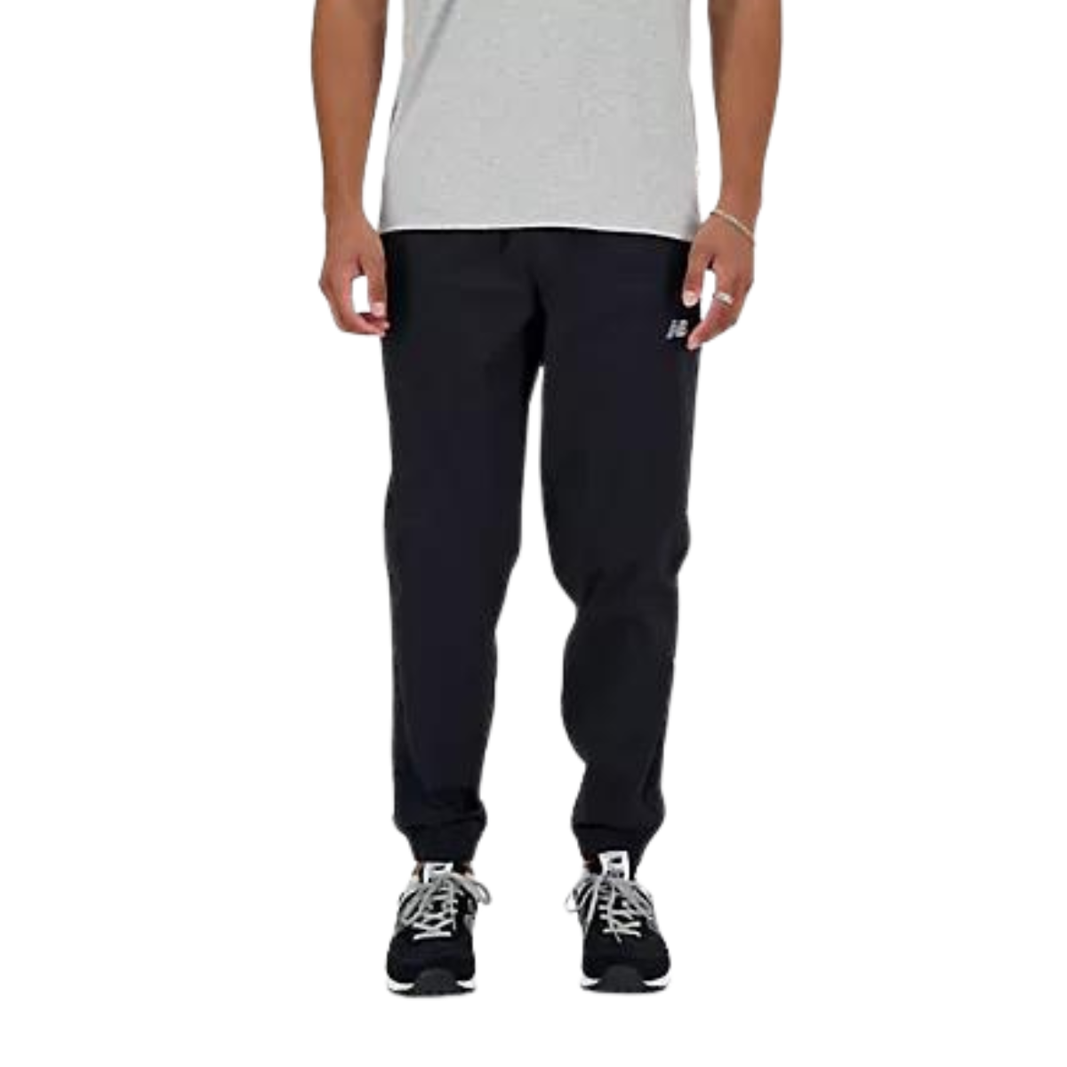 New Balance Pantalon Athletics Stretch Woven Jogger - Homme  mp41510 - NOIR