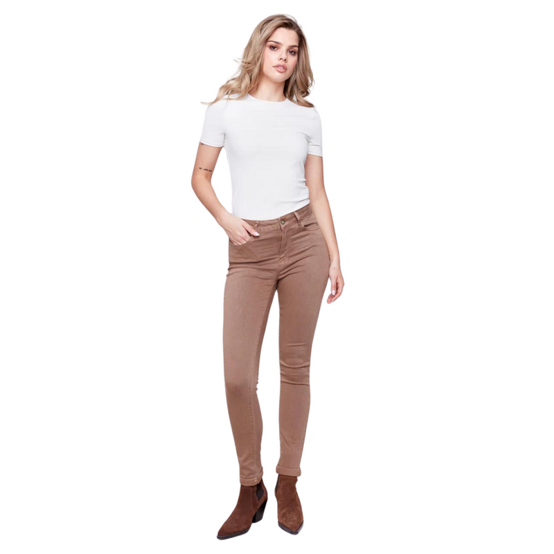  c5309x

Charlie B Pantalon Cuff Hem - Femme - TRUFFE