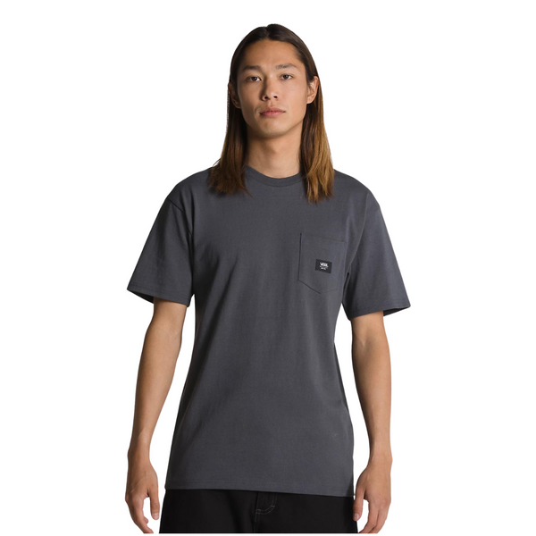 Vans T-Shirt Woven Patch Pocket - Homme  vn0a5kd9 ASPHALT