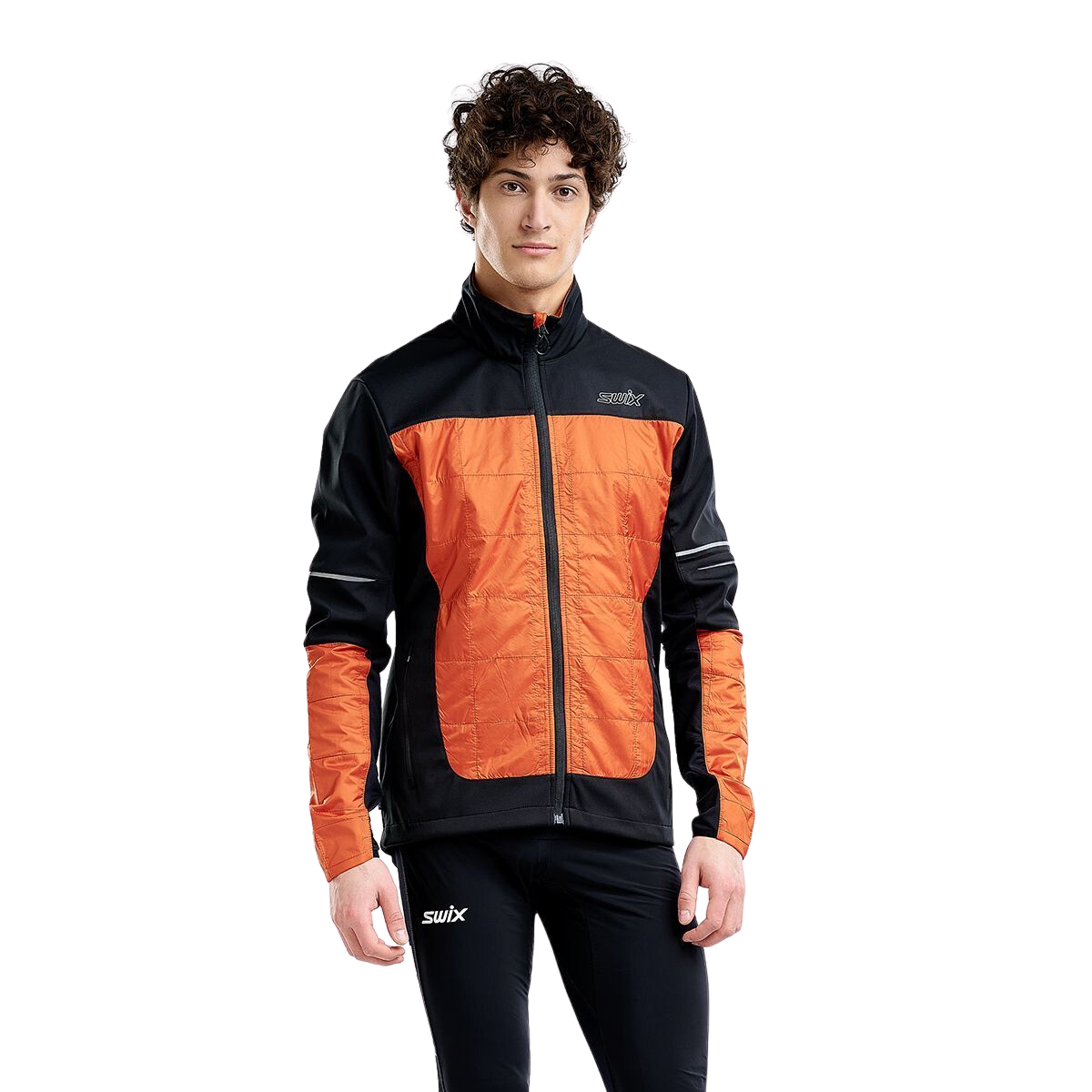 Swix Veste De Ski De Fond Novado Hybrid - Homme  sw222321 burnt orange