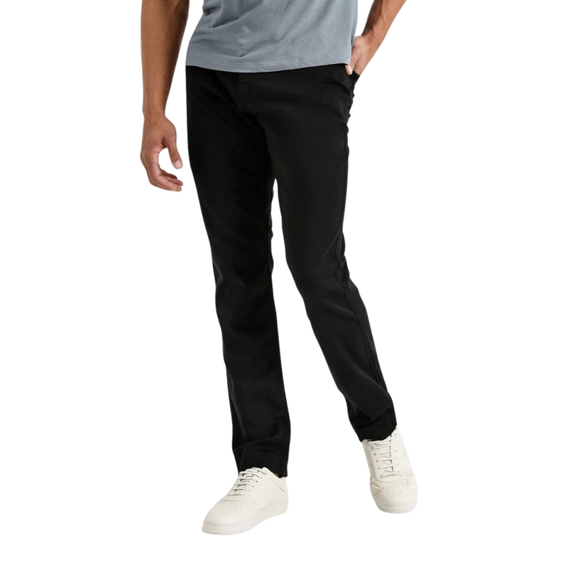 mfnr1002  DU/ER Pantalon No Sweat Relaxed Taper - Homme - NOIR