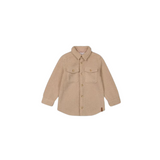 g20u16  Deux Par Deux Chandail À Manches Longues Sherpa Overshirt 3-6 Ans - En… - SESAME