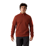 Arc'teryx Chandail À Col Covert 1/2 Zip - Homme x000008906 - SEQUOIA HEATHER/SOLARIS