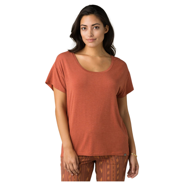 Prana T-Shirt Foundation Slouch - Femme  1963841 - BRUN