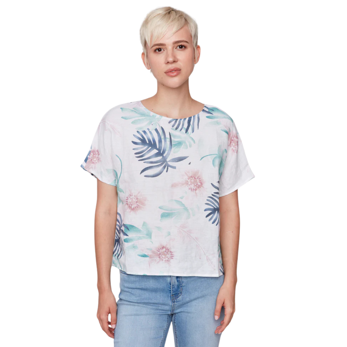 c4487p

Charlie B T-Shirt Printed Linen Dolman - Femme - LUXURIANTE/LUSH