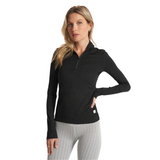 Vuori Chandail À Manches Longues Halo Essential Half Zip - Femme