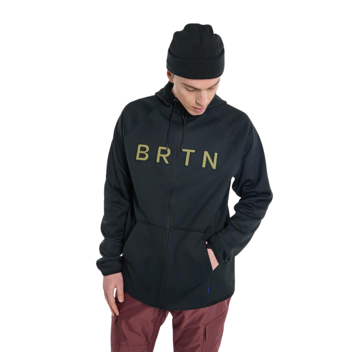 Burton Chandail Full Zip Crown Weatherproof - Homme  220231 TRUE BLACK