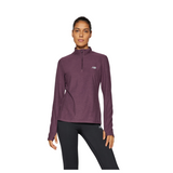 New Balance Chandail À Manches Longues Space Dye 1/4 Zip - Femme