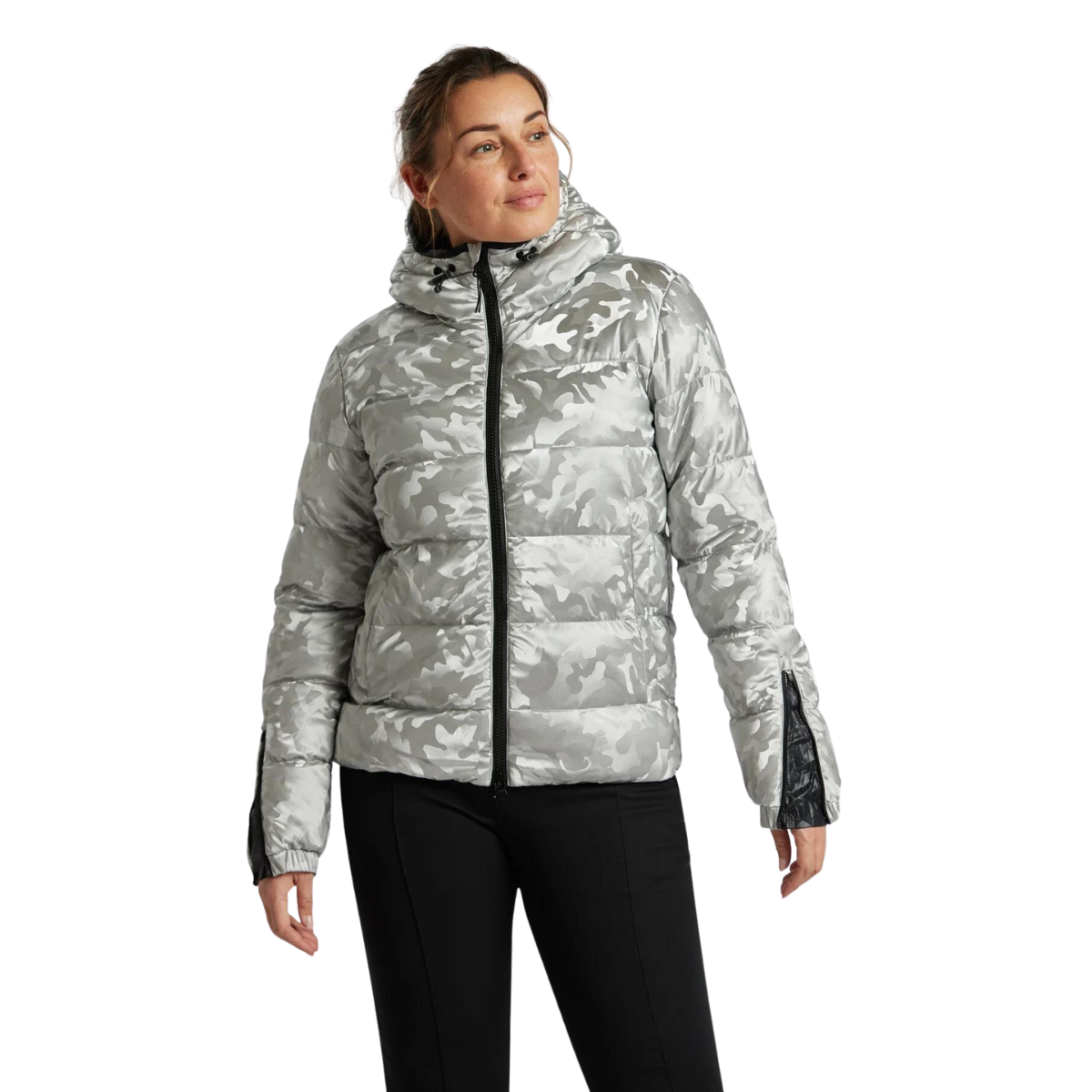 Ohsho Veste Carla Puffer Camo - Femme  oh23106p SILVER CAMO