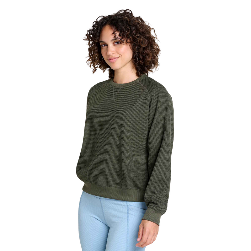  t1241414  Toad&Co Chandail À Manches Longues Bitterroot Pullover -Femme - OLIVE