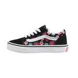 vn000cyv  VANS CHAUSSURE JR K OLD SKOOL - GLITTER FLOWER POWER MULTI/TRUE WHITE